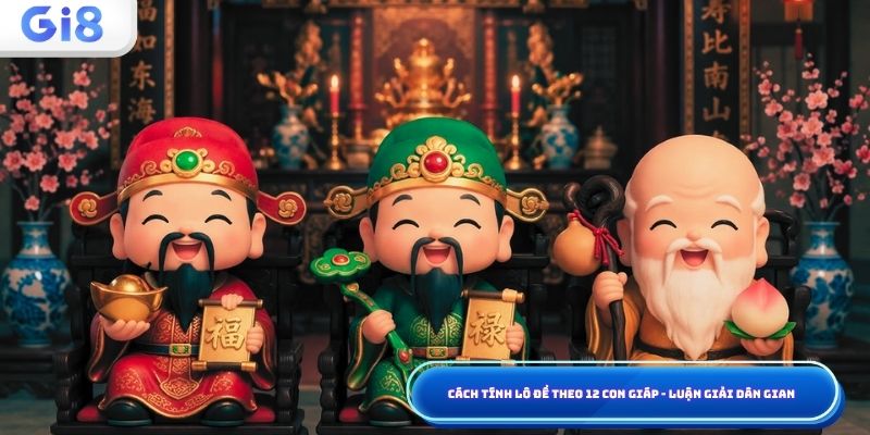 Cách tính lô đề theo 12 con giáp