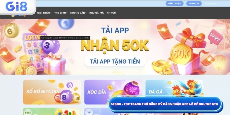Gi8dk top trang chủ đăng ký đăng nhập
